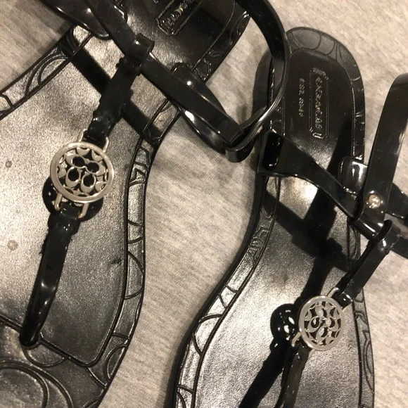 Coach Black Sandals - Picture 2 of 3